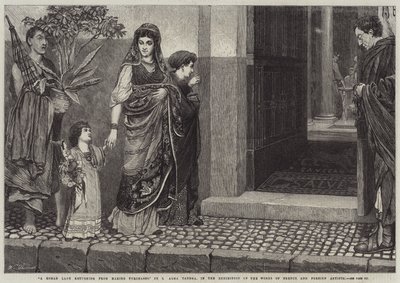 Una Signora Romana che Ritorna dagli Acquisti da Lawrence Alma Tadema